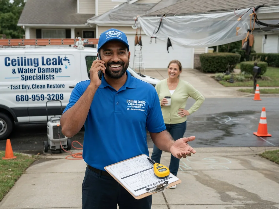 Ceiling Leak Cleanup Bamberg, SC FAQs